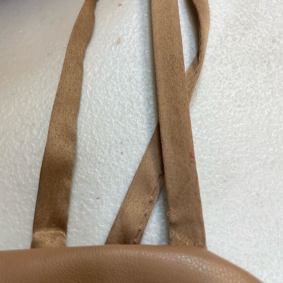 Lulu's Caramel Bodycon Faux Leather Mini Dress Size XL - Picture 8 of 16